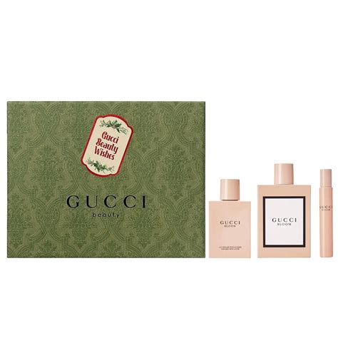 gucci 4 piece mini gift set|gucci bloom 100ml gift set.